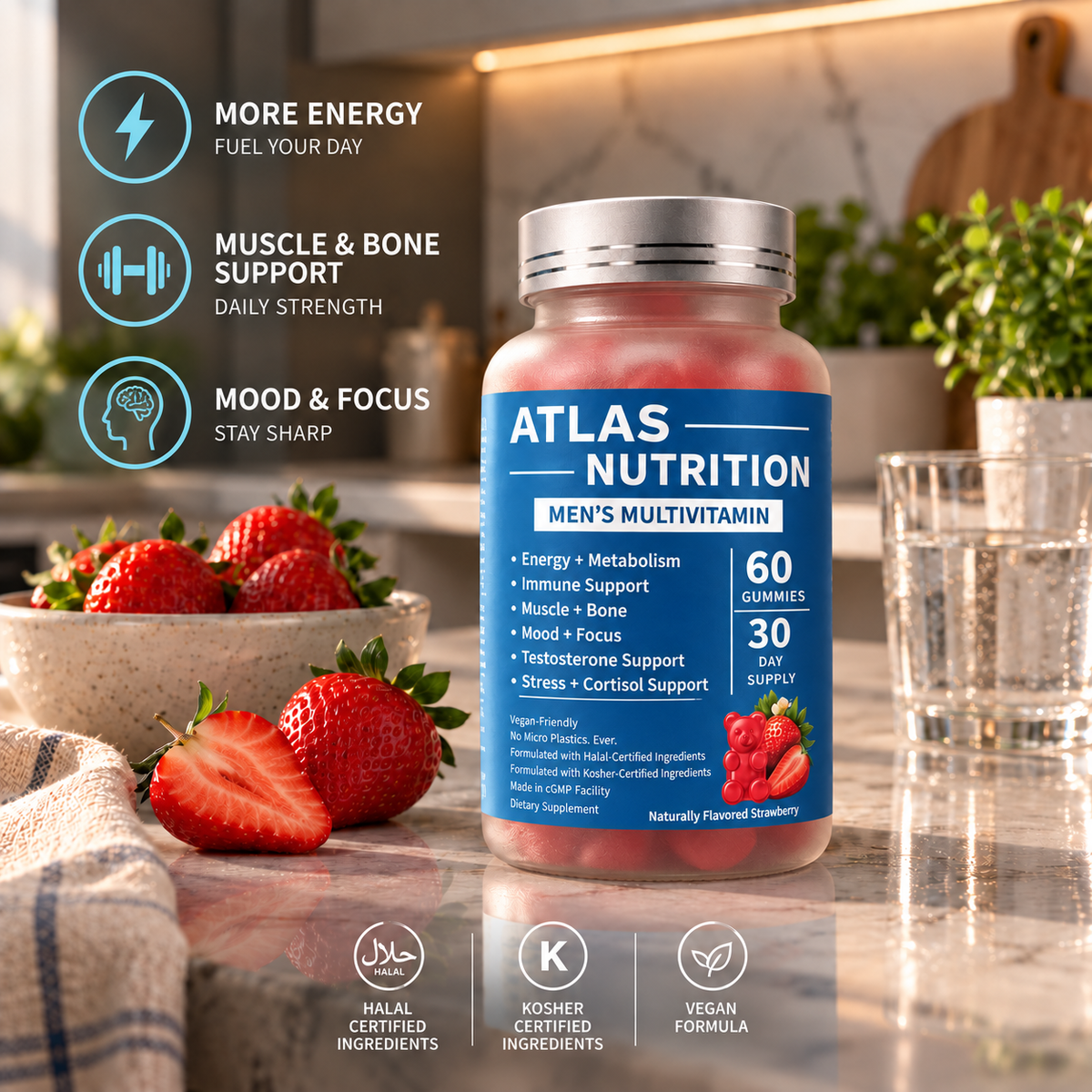 Men's Multivitamin Gummies | 30-Day Supply