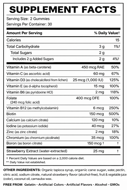 Womens Multivitamin (Halal friendly, Kosher Friendly, Vegan and NON-GMO)