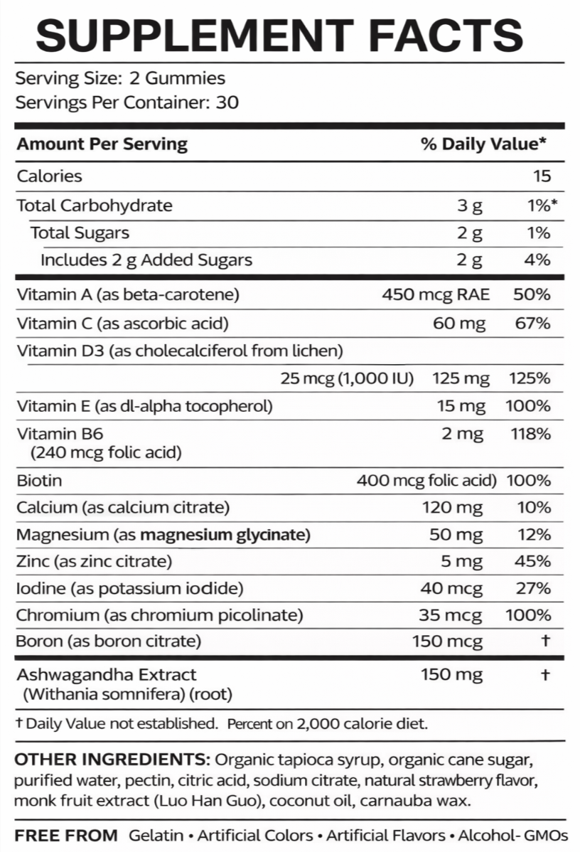 Mens Multivitamin  (Halal friendly, Kosher Friendly, Vegan and NON-GMO)